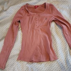 Guess pink  long sleeve